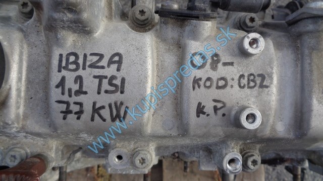 motor na seat ibizu 4 1,2tsi, CBZ, 77KW